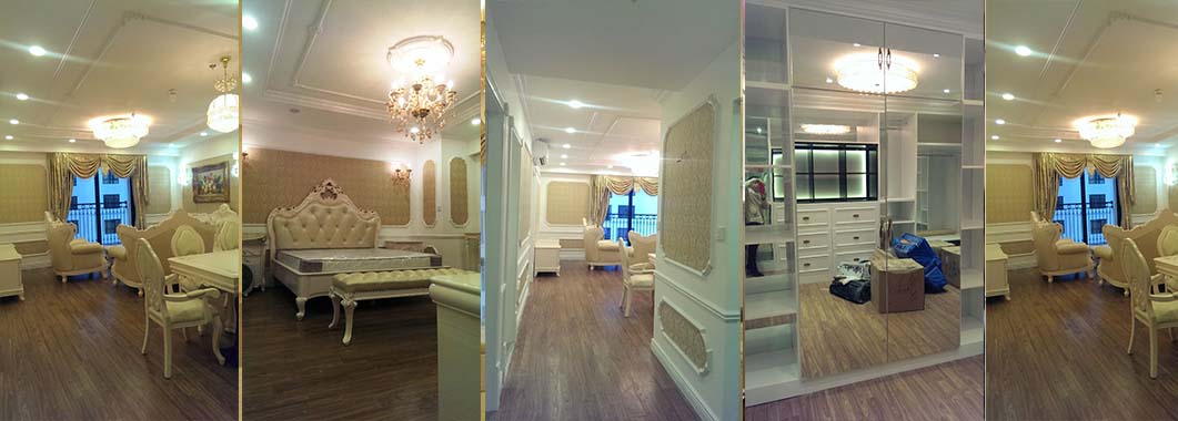  Thi công nội thất chung cư Times City theo phong cách tân cổ điển - Chị Hà Anh