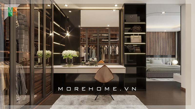 Mẫu gương trang điểm ốp tường có tính năng cao cấp và thuận tiện sử dụng.